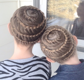 beautiful spiral braids